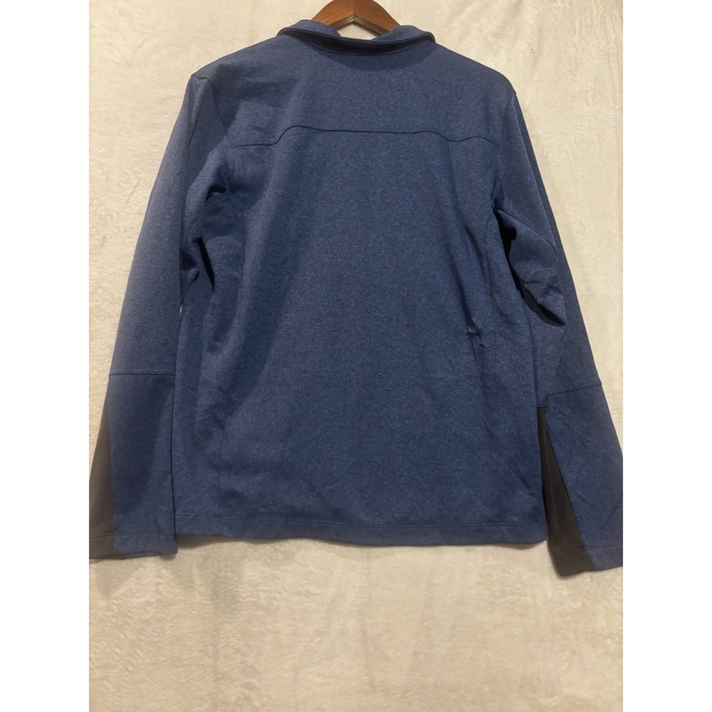 The North Face Sweater Mens Medium Blue 1/2 Zip Pullover Pocket Sweatshirt - Picture 5 of 8